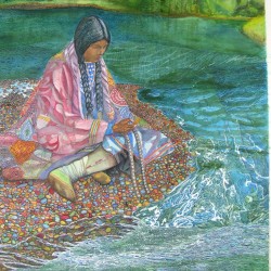 Water Spirit Blackfoot Indian Maiden