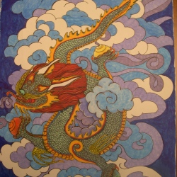 Tibetan Buddhist Dragon