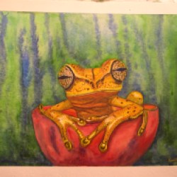 Frog in Fungus